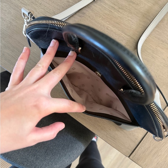 Kate Spade Black and Gray Satchel